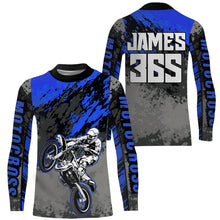 Load image into Gallery viewer, Motocross Racing Jersey Youth UPF30+ Dirt Bike Shirt Men Kid MX Off-Road Jersey XM154