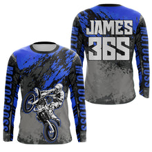 Load image into Gallery viewer, Motocross Racing Jersey Youth UPF30+ Dirt Bike Shirt Men Kid MX Off-Road Jersey XM154