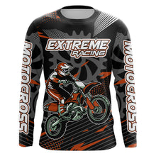 Load image into Gallery viewer, Orange Motocross Racing Jersey Upf30+ Dirt Bike Shirt Kids Women Men Off-road Jersey XM199