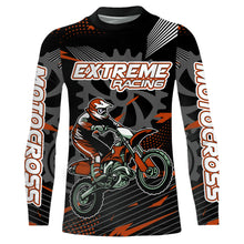 Load image into Gallery viewer, Orange Motocross Racing Jersey Upf30+ Dirt Bike Shirt Kids Women Men Off-road Jersey XM199