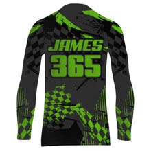 Load image into Gallery viewer, ATV Racing Jersey Green Youth Men ATV Quad Bike Shirt Upf30+ ATV Racing Jersey Off-road MX52