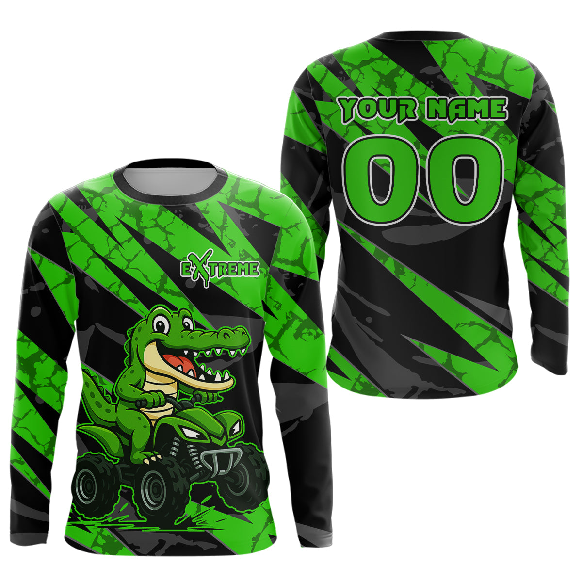 Alligator ATV Motocross Racing Jersey Custom ATV Shirts Kid Women Men Quad Jersey MX127