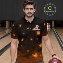 Load image into Gallery viewer, Lightning Butterflies Bowling Shirts for Women Men Team Bowling Polo &amp; Quarter Zip MBL147