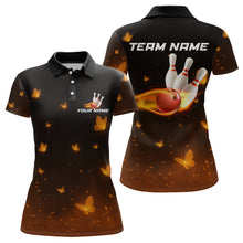 Load image into Gallery viewer, Lightning Butterflies Bowling Shirts for Women Men Team Bowling Polo &amp; Quarter Zip MBL147