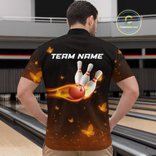 Load image into Gallery viewer, Lightning Butterflies Bowling Shirts for Women Men Team Bowling Polo &amp; Quarter Zip MBL147