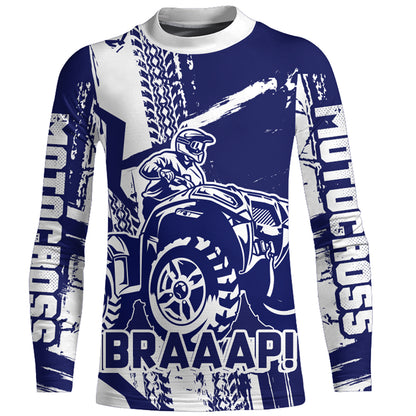 Custom ATV Racing Jersey Youth UPF30+ Quad Bike Shirt Men Kid Off-Road ATV Racing Jersey MX18