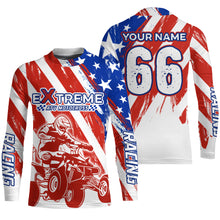 Load image into Gallery viewer, ATV Motocross Jersey American Flag Upf30+ ATV Quad Bike Shirt Men Kid ATV Racing Jersey MX30
