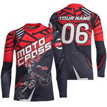 Load image into Gallery viewer, Custom Motocross Jersey Men Women Kid Upf30+ Dirt Bike Shirt Motocross Racing Jersey XM40