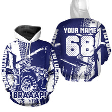 Load image into Gallery viewer, Personalized ATV Motocross Hoodie Adult Men Women Quad Shirt ATV Riding Hoodie MHATV16