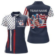 Load image into Gallery viewer, Custom American Bowling Shirt Bowling Jersey for Men Women Team Polo&amp;1/4 Zip MBL59