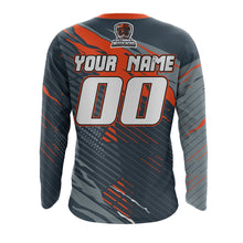 Load image into Gallery viewer, Orange Dirt Bike Jersey Youth Men Women UPF30+ Motocross Racing Shirt MX Extreme Off-road XM44