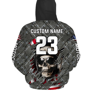 American Flag Motocross Racing Hoodie Jersey for Men Women Dirt Hoodie Patriotic MH32