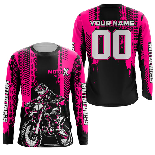 Motocross Racing Jersey Women Kid Upf30+ Dirt Bike Riding Shirt Off-Road Motorcycle XM278