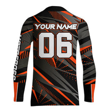 Load image into Gallery viewer, Orange Motocross Racing Jersey Kid Women Men Upf30+ Youth Dirt Bike Off-Road Shirt XM54