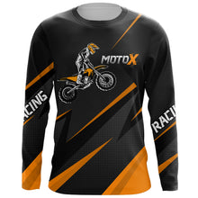 Load image into Gallery viewer, Motocross Racing Jersey Orange Men Kid Women Upf30+ Dirt Bike Shirt Off-Road MX Jersey XM248-O