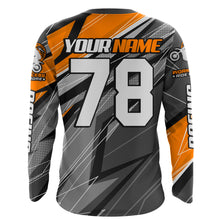 Load image into Gallery viewer, Orange Motocross Racing Jersey Kid Women Men Upf30+ Dirt Bike Shirt Off-Road Riding XM249