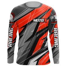 Load image into Gallery viewer, Red Motocross Racing Jersey Kid Women Men Dirt Bike Shirt Upf30+ Off-Road Riding Shirt XM249