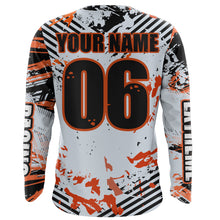 Load image into Gallery viewer, Orange Motocross Racing Jersey Men Kid MX Custom UV Protective Dirt Bike Off-road Shirt XM64