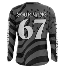 Load image into Gallery viewer, Motocross Racing Jersey UPF30+ Dirt Bike Shirt Kids Mens Off-Road Jersey Grey Motox XM133