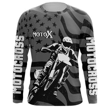 Load image into Gallery viewer, Motocross Racing Jersey UPF30+ Dirt Bike Shirt Kids Mens Off-Road Jersey Grey Motox XM133