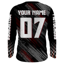 Load image into Gallery viewer, Custom ATV Riding Jersey Youth Upf30+ American Flag Quad Bike Shirt Men Kid ATV Racing MX47
