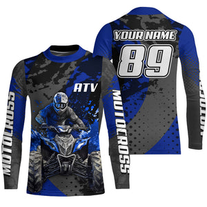 ATV Motocross Jersey Men Kid Women Upf30+ Quad Bike Shirt ATV Motorcycle Riding Jersey MX49