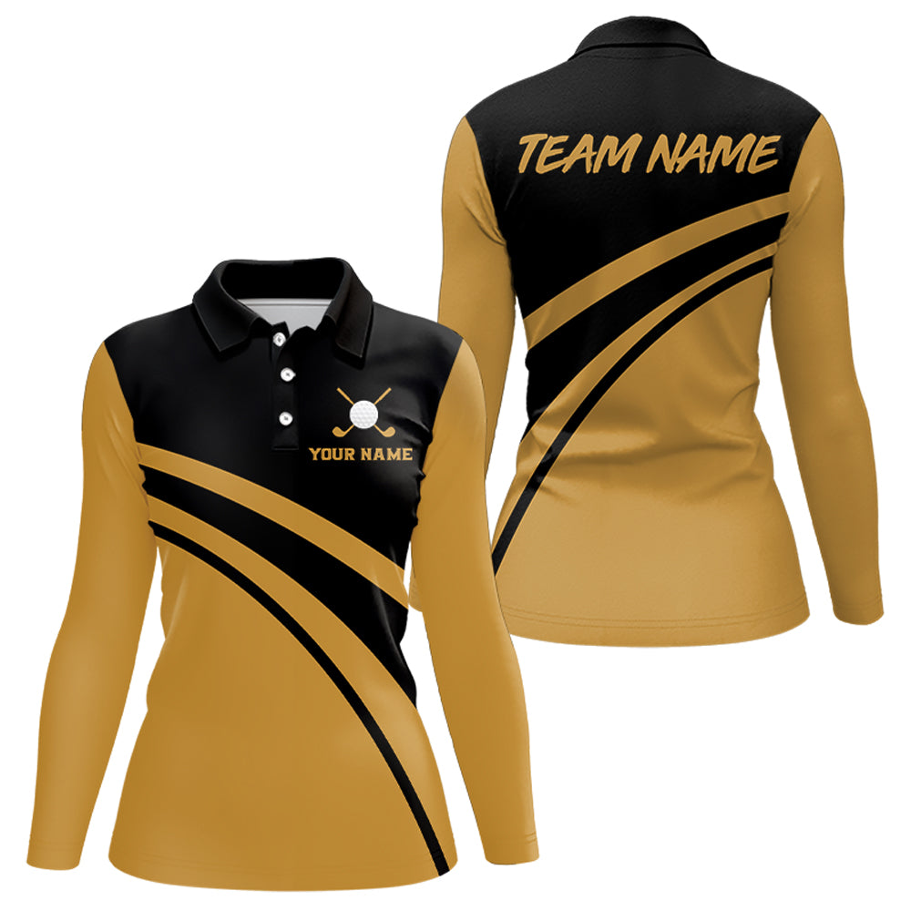 Custom Golf Polo Shirt for Men Women Golf Polo Shirt Yellow Golf Polo MMG12