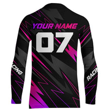 Load image into Gallery viewer, Motocross Racing Jersey Pink UPF30+ Youth Dirt Bike Off-road Shirt Biker Girl Women XM194