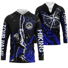 Load image into Gallery viewer, Blue Hiking Shirt For Men Women Upf30+ Personalized Hiking Shirt Short &amp; Long Sleeve HM19