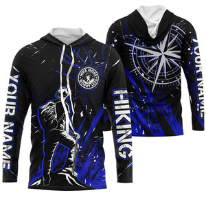 Blue Hiking Shirt For Men Women Upf30+ Personalized Hiking Shirt Short & Long Sleeve HM19