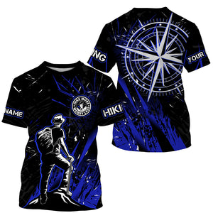 Blue Hiking Shirt For Men Women Upf30+ Personalized Hiking Shirt Short & Long Sleeve HM19