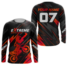 Load image into Gallery viewer, Red Motocross Racing Jersey Custom Dirt Bike Shirt Kid Women Men Motorcycle Shirt XM300