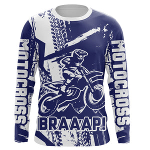 Custom Motocross Jersey UPF30+ Dirt Bike Brap MX Racing Jersey Adult&Kid Youth Motorcycle Shirt XM92