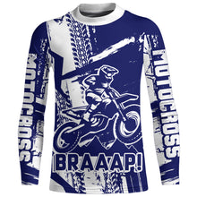 Load image into Gallery viewer, Custom Motocross Jersey UPF30+ Dirt Bike Brap MX Racing Jersey Adult&amp;Kid Youth Motorcycle Shirt XM92