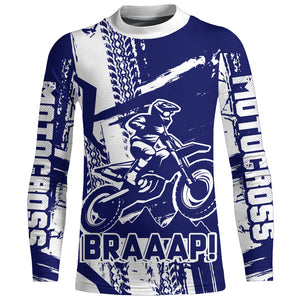 Custom Motocross Jersey UPF30+ Dirt Bike Brap MX Racing Jersey Adult&Kid Youth Motorcycle Shirt XM92