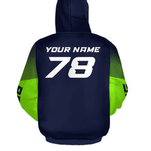 Load image into Gallery viewer, Green Motocross Hoodie Custom for Men Women Dirt Bike Racing Hoodie Riding Shirt MH160