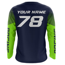Load image into Gallery viewer, Green Motocross Racing Jersey Youth Men Women Dirt Bike Shirt Upf30+ Extreme Off-Road Racing Shirt XM310