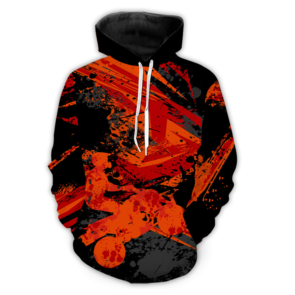 Personalized ATV Motocross Hoodie Quad Bike ATV Racing Hoodie for Men Women MHATV02