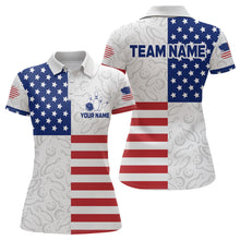 Load image into Gallery viewer, American Flag Bowling Shirt Patriotic Bowling Shirts for Men Women Bowling Jersey MBL24