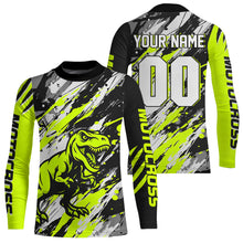 Load image into Gallery viewer, Dinosaur Motocross Racing Jersey Custom Dirt Bike Shirt for Kid Adult Motorcycle Jersey XM391