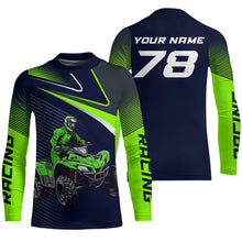 Load image into Gallery viewer, ATV Racing Jersey Custom Green Quad Bike Shirt ATV Riding Shirt for Kid Men Women MX92