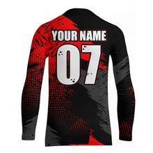 Load image into Gallery viewer, Red Motocross Jersey Men Kid UPF30+ Custom Dirt Bike Shirt Extreme MX Off-Road Jersey Motorcycle XM26