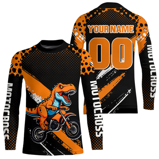 Custom Dinosaur Motocross Racing Jersey Dirt Bike Jersey Men Kid Women Off Road Shirt XM382