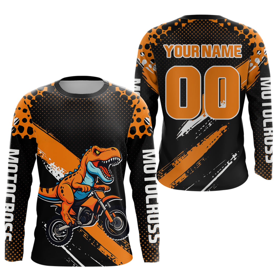 Custom Dinosaur Motocross Racing Jersey Dirt Bike Jersey Men Kid Women Off Road Shirt XM382