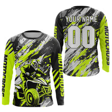 Load image into Gallery viewer, ATV Racing Jersey Custom Green ATV Motocross Shirt Kid Women Men ATV Jersey MX137