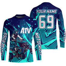 Load image into Gallery viewer, ATV Motocross Jersey Men Kid Women UPF30+ Quad Bike Shirt Off-Road ATV Racing Jersey MX07