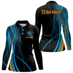 Custom Blue and Black Golf Polo Shirt for Men Women Golf Shirts Team Golf Apparel MMG24