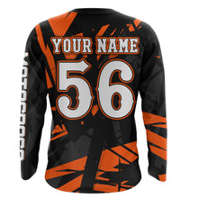 Load image into Gallery viewer, ATV Motocross Racing Jersey UPF30+ ATV Quad Bike Shirt Men Kid Off-road Jersey Orange MX60