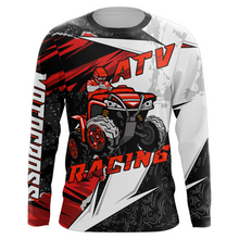 Load image into Gallery viewer, ATV Motocross Racing Jersey Youth Upf30+ Quad Bike Black Red ATV Racing Jersey Motorcycle MX17