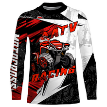 Load image into Gallery viewer, ATV Motocross Racing Jersey Youth Upf30+ Quad Bike Black Red ATV Racing Jersey Motorcycle MX17